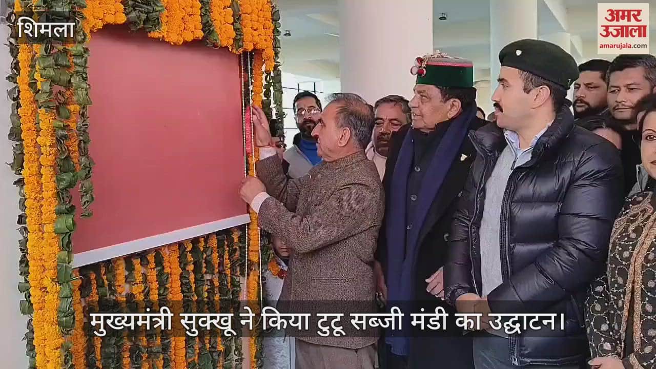 VIDEO : cm Sukhu inaugurated Tutu vegetable market, farmers of 12 panchayats will get facilities