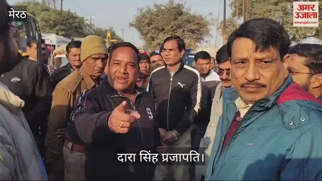 VIDEO : UP: Illegal flats of Dara Singh Prajapati were demolished, said - Sanjeev Balyan took action, video viral