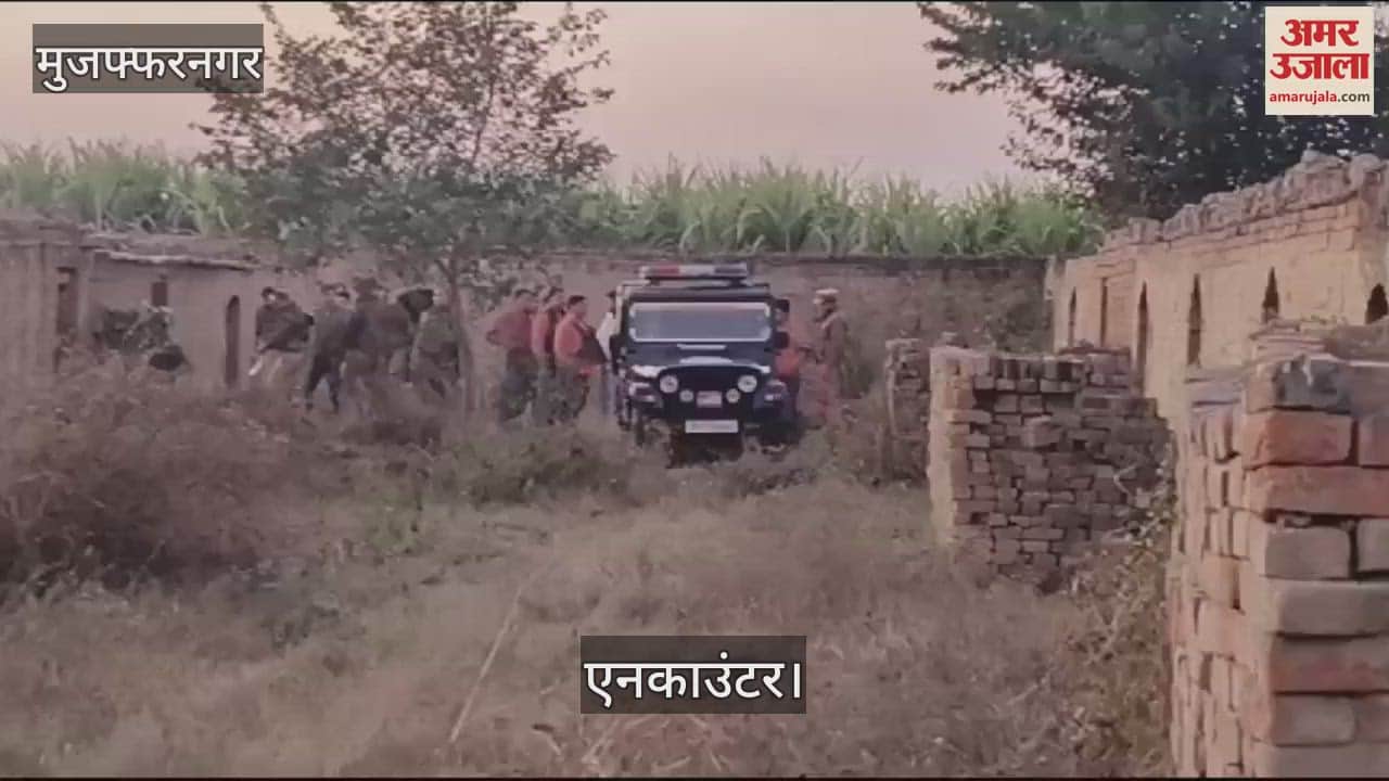 VIDEO : UP News: मुजफ्फरनगर में ढेर हुआ डकैती का स्पेशलिस्ट, 25 हजार का था इनामी
