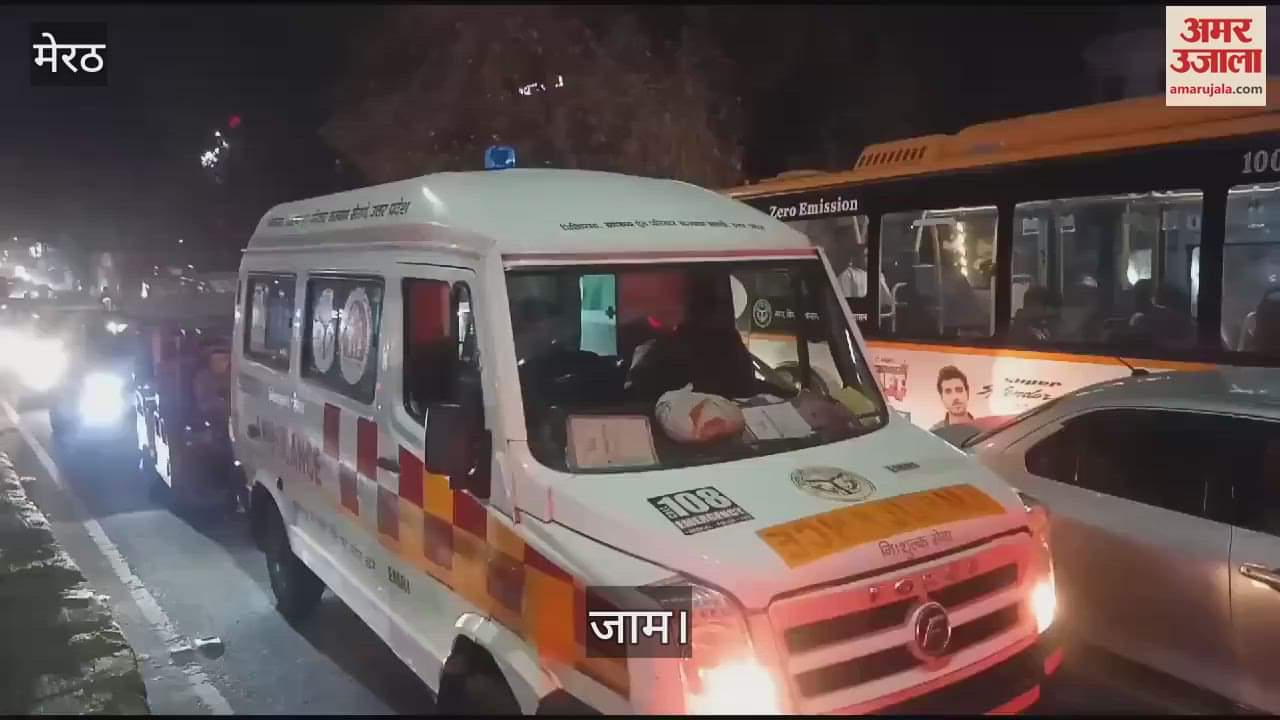 VIDEO : Meerut: Four km long jam on Mawana Road