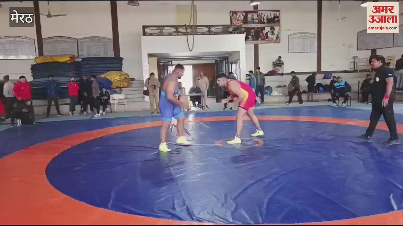 VIDEO : Meerut: Players showed strength in wrestling competition