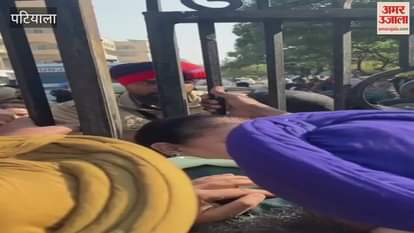 VIDEO : पटियाला में हंगामा, पुलिस ने भाजपा प्रत्याशी को हिरासत में लिया