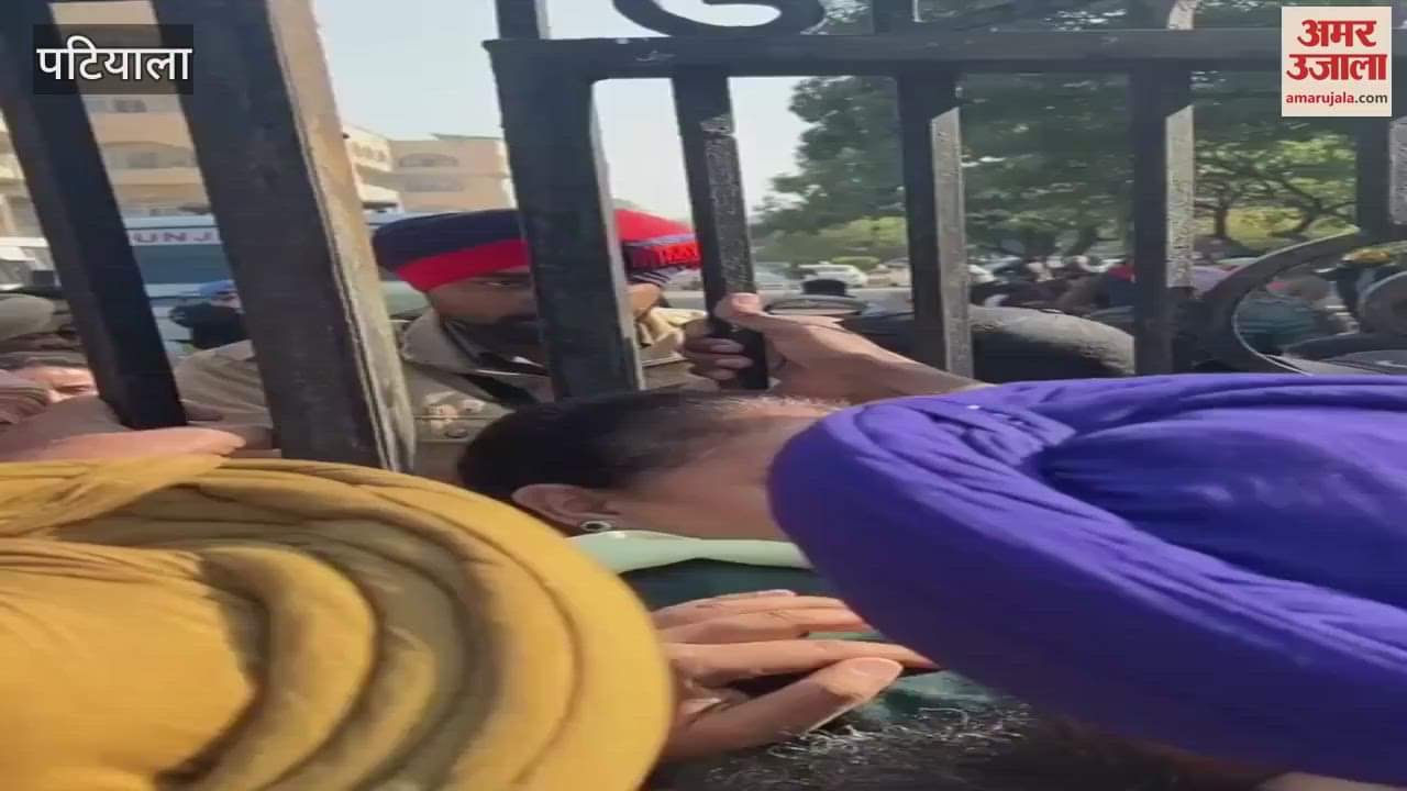 VIDEO : पटियाला में हंगामा, पुलिस ने भाजपा प्रत्याशी को हिरासत में लिया