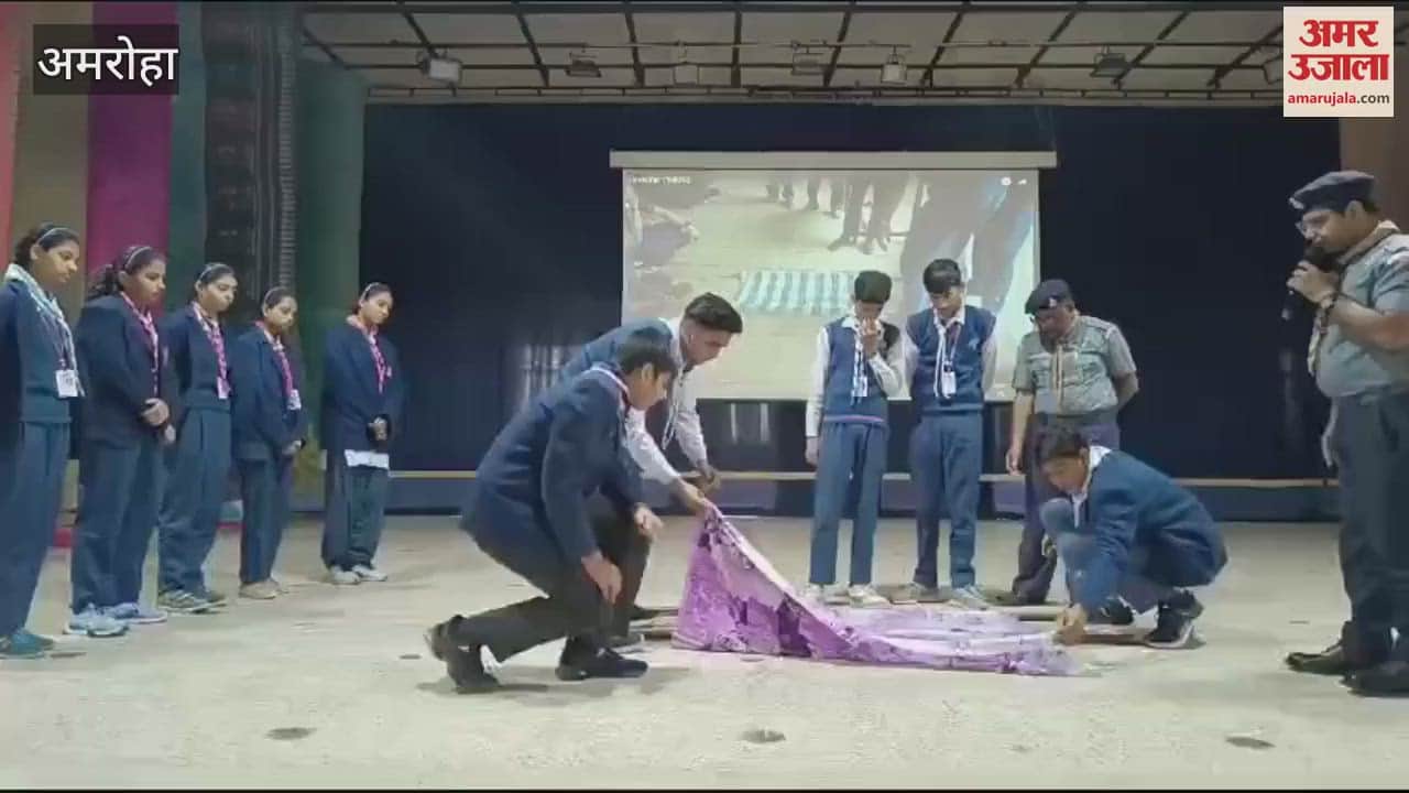 VIDEO : Scout guides were given information about adverse conditions, three-day progressive training continues