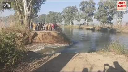 VIDEO : Sundar Branch Canal broke in Nandgarh village of Julana