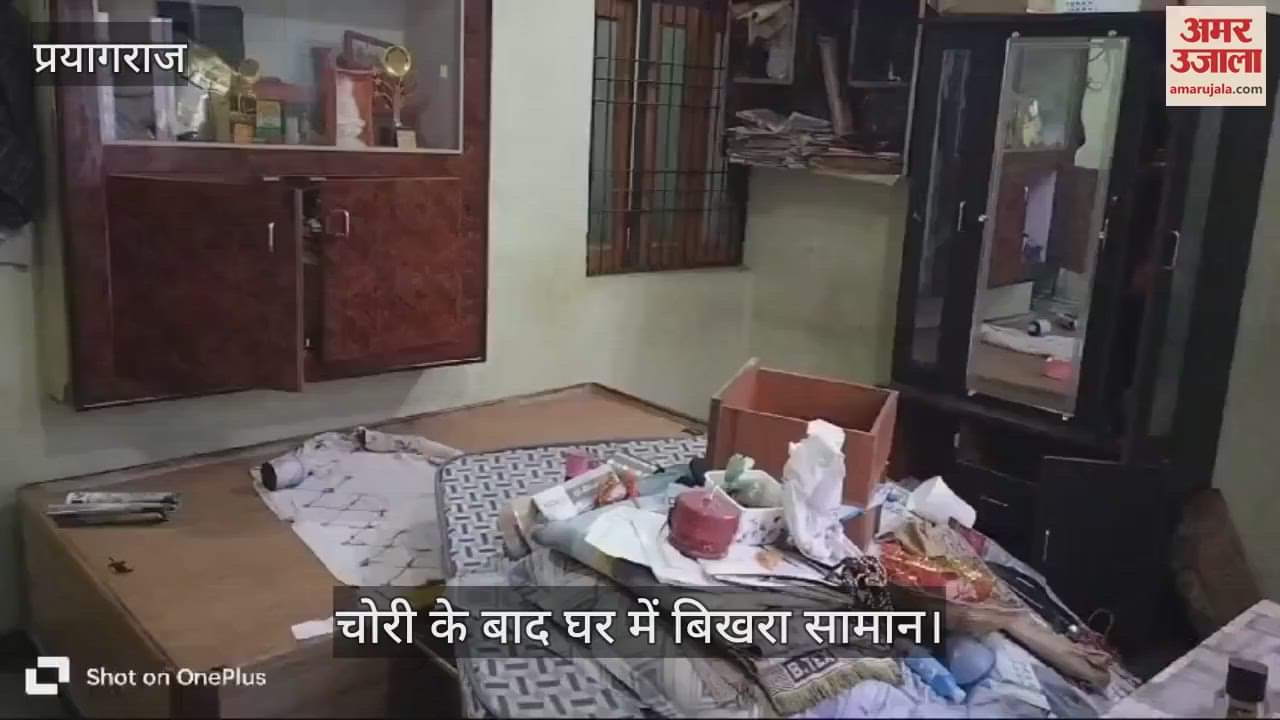 VIDEO : Robbery worth lakhs from RSS volunteer's house, thieves searched the deserted house