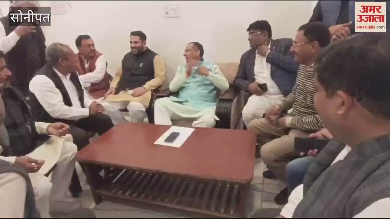VIDEO : traders met the BJP state president and MLA In Sonipat