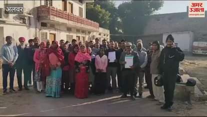 Alwar News: Electricity connections of the colony were cut in the name of building a colony