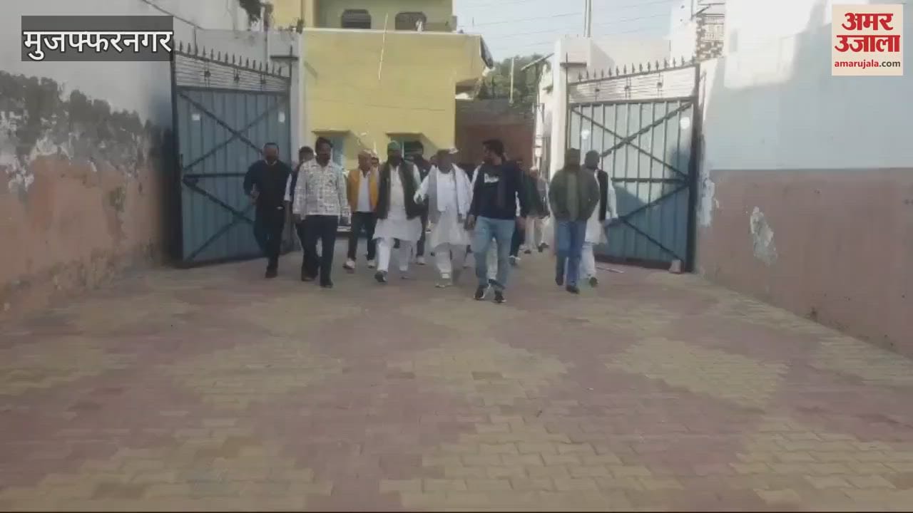 VIDEO : Muzaffarnagar: Leaders of farmer organizations came to meet Rakesh Tikait
