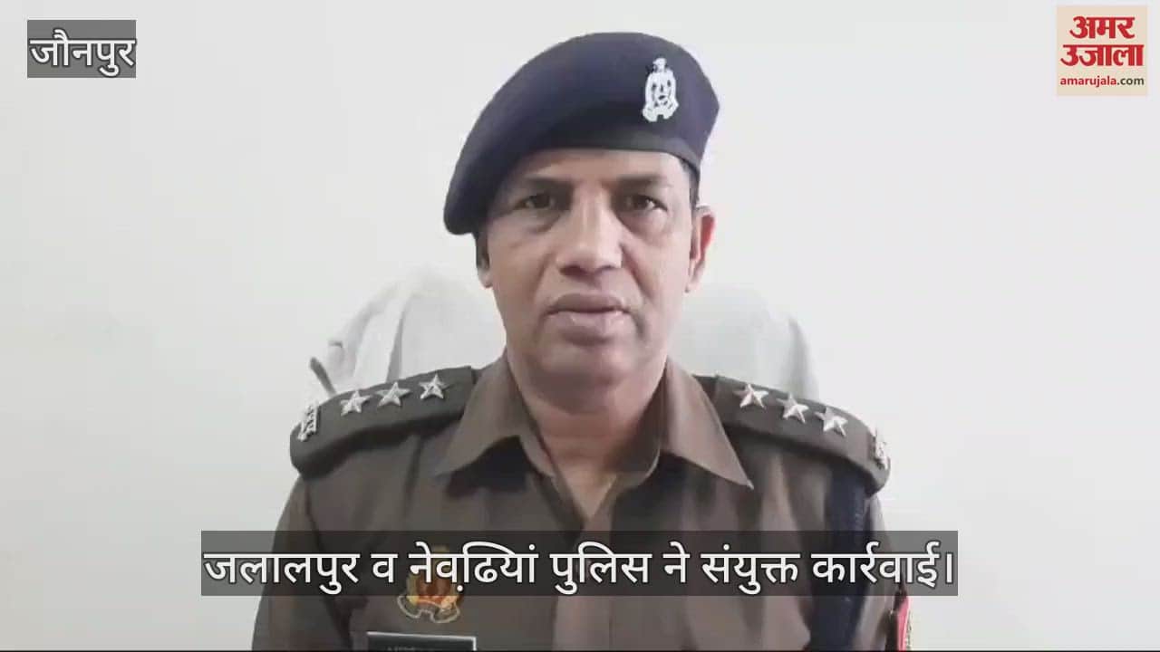 VIDEO : Encounter in Jaunpur, one shot in the leg, three inter-district thieves arrested