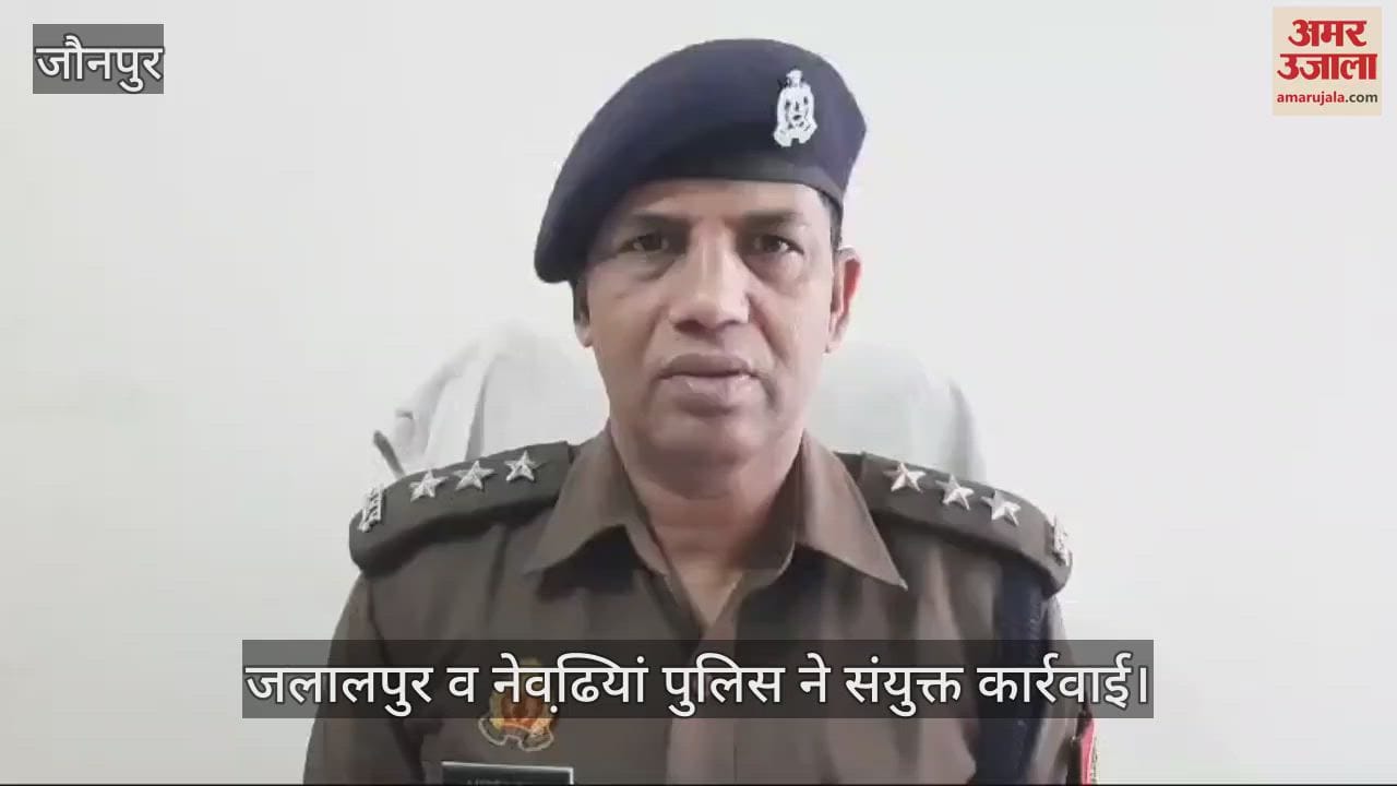 VIDEO : Encounter in Jaunpur, one shot in the leg, three inter-district thieves arrested
