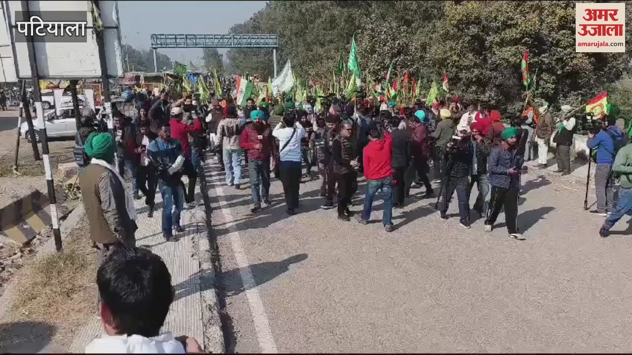 VIDEO : Farmers march to delhi kisan andolan