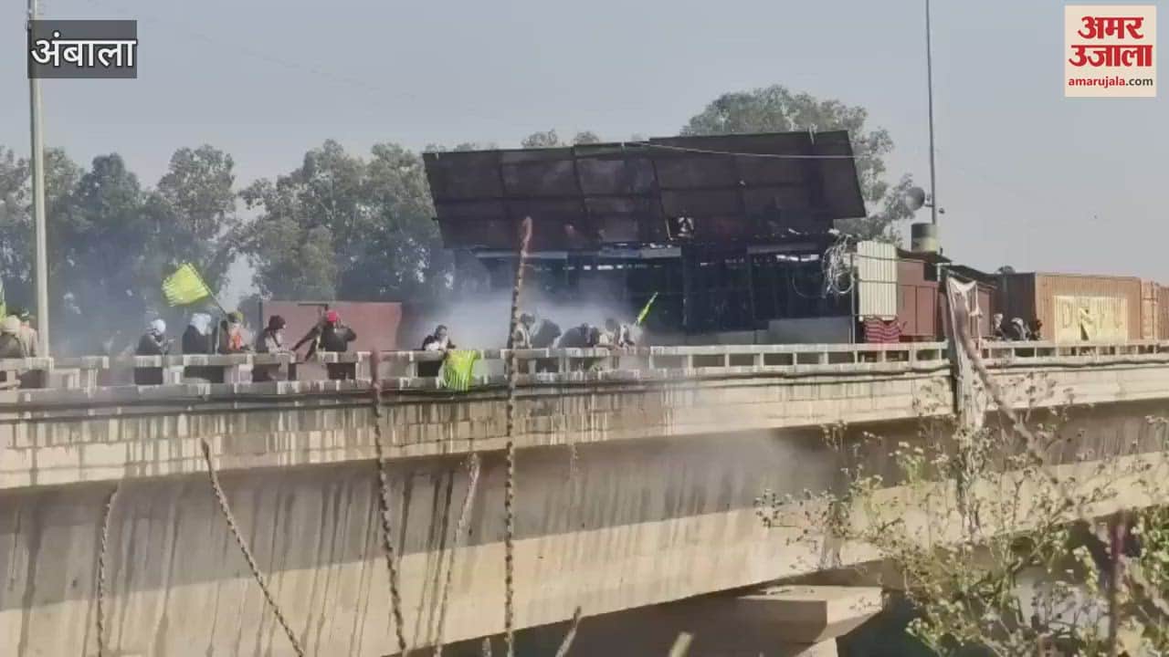 VIDEO : Tension flared up again between farmers and police at Shambhu border, two farmers injured