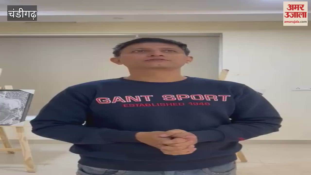 VIDEO : Artist Varun Tandon created a 20-foot portrait of Padma Shri Nek Chand on his 100th birth anniversary