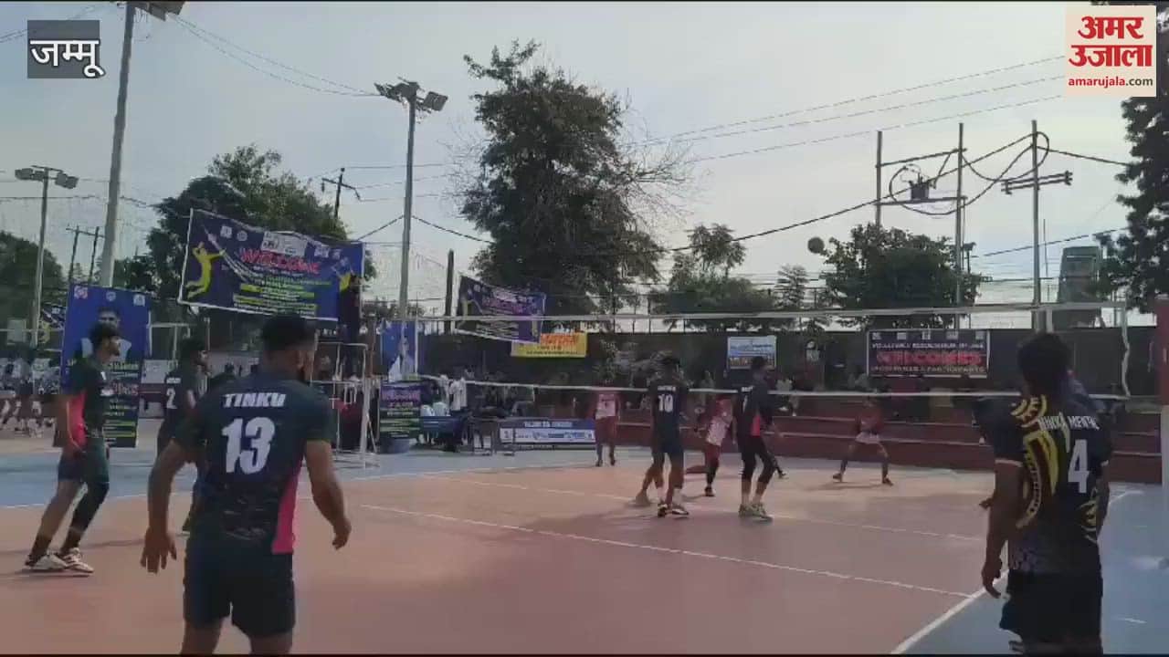 VIDEO : Samba registers spectacular win in JKUT Senior Volleyball Championship by defeating Srinagar!