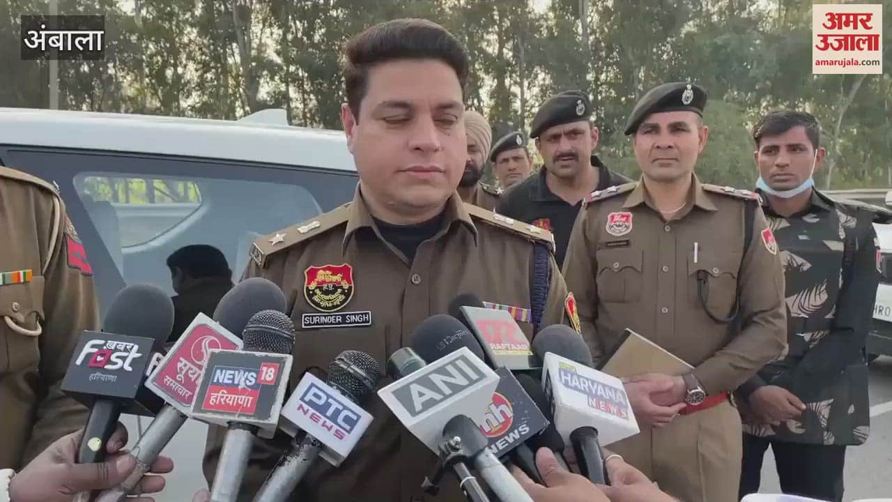 VIDEO : SP Surendra Singh Bhoria gave clarification on the allegations of chemicals in the water released on farmers in Ambala