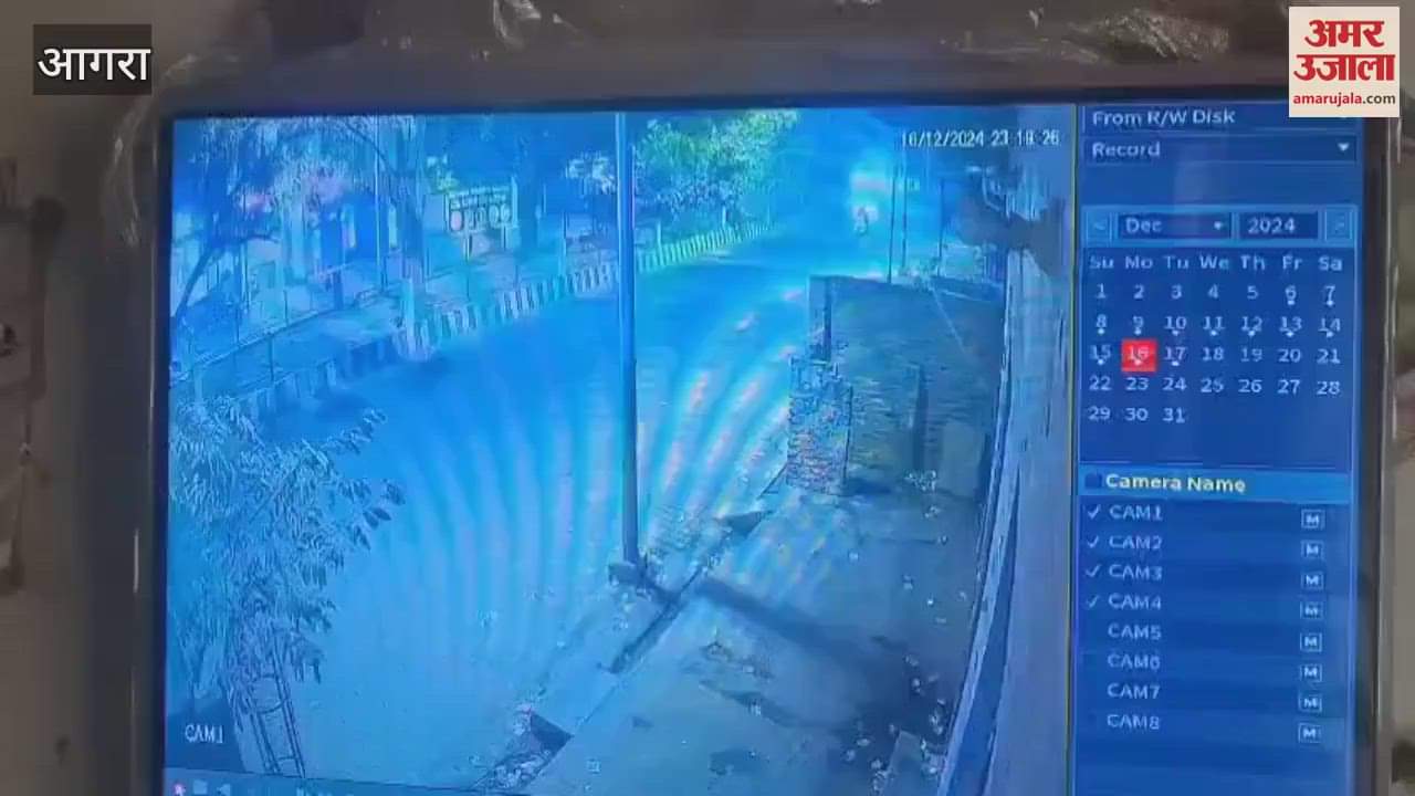 VIDEO : स्कॉर्पियो की ऐसी रफ्तार...थम गई सांसें, CCTV में कैद हुआ हादसा