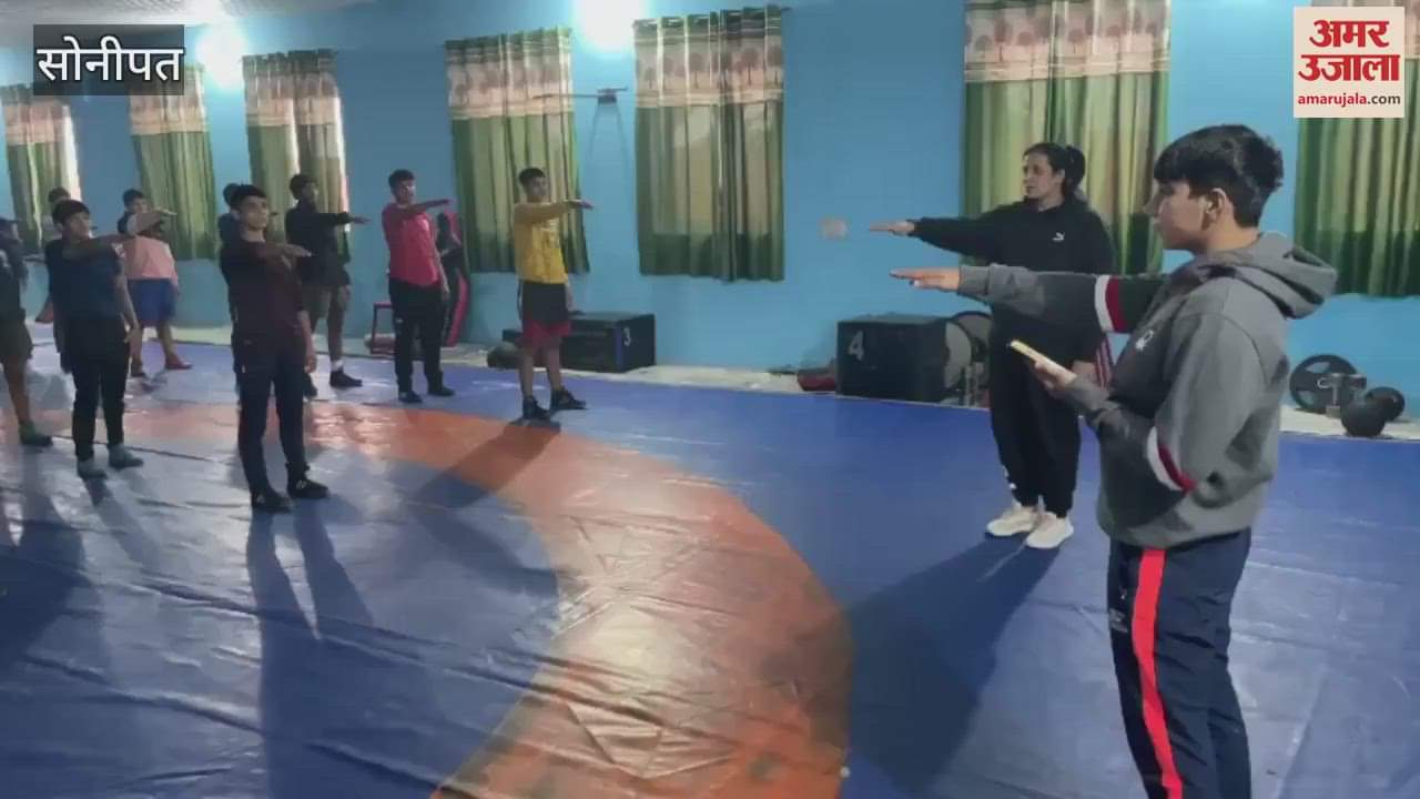 VIDEO : Wrestlers took oath against drug abuse in Sonipat academy