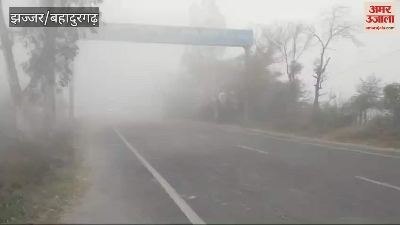 VIDEO : Heavy fog prevailed in Jhajjar