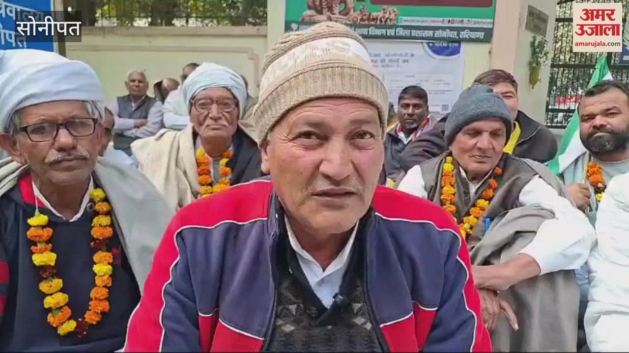 VIDEO : 11 farmers staged a symbolic hunger strike outside Sonipat Mini Secretariat