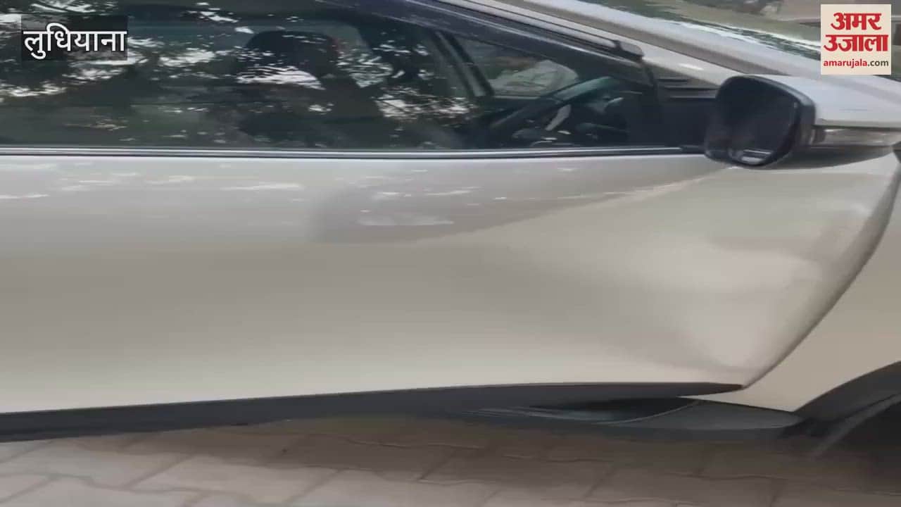 VIDEO : AAP candidate in Dugri accused opposition candidate of breaking car