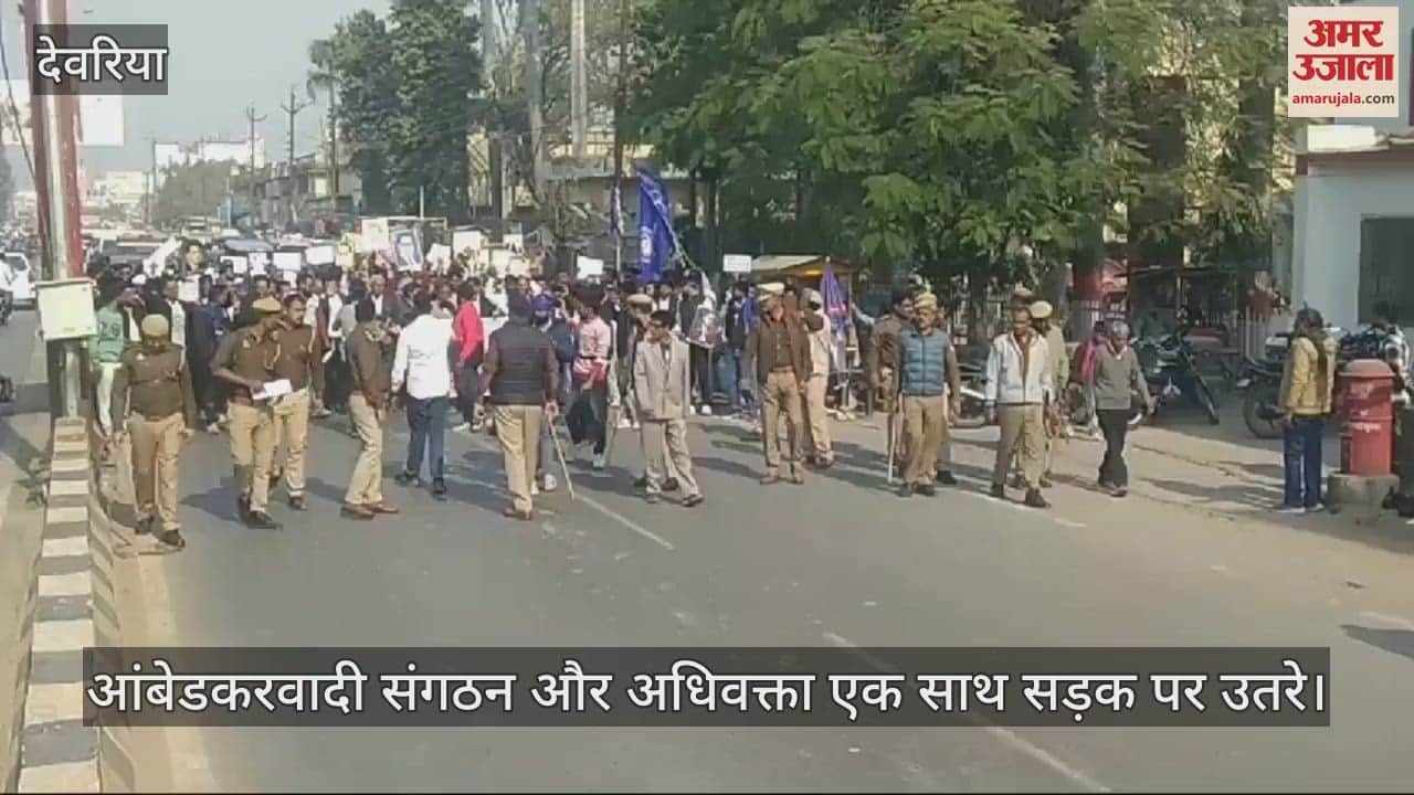 VIDEO : Ambedkarite organizations and advocates demonstrated, expressed displeasure