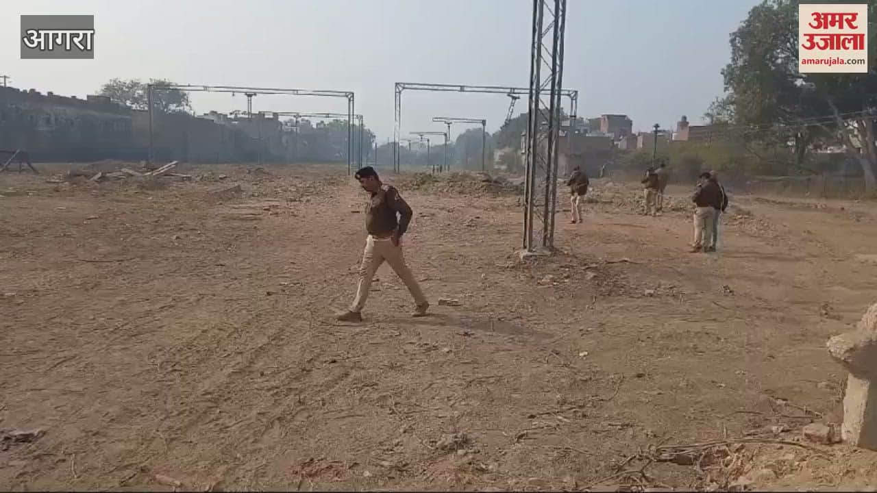 VIDEO : आगरा के मालगोदाम के पास काट दिए गए हरे पेड़, जांच करने पहुंची टीम