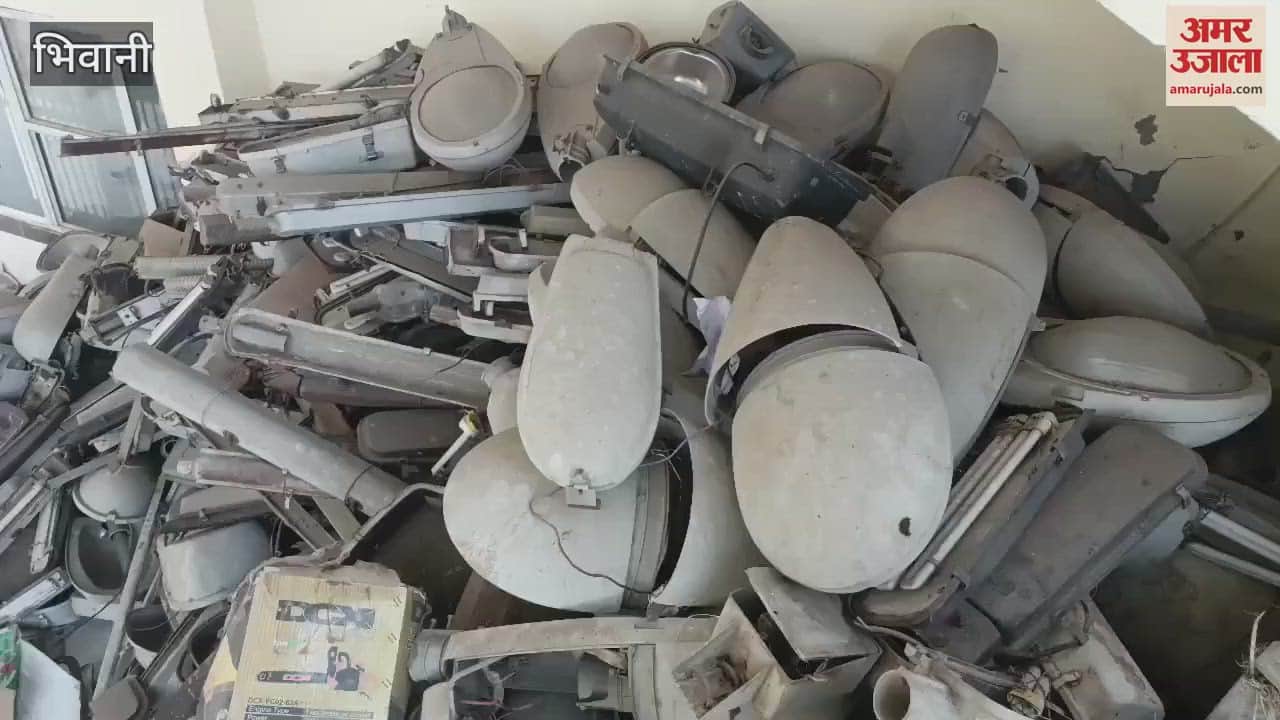 VIDEO : Street lights in Bhiwani Nagar Parishad are junk, fogging machines are also not being maintained