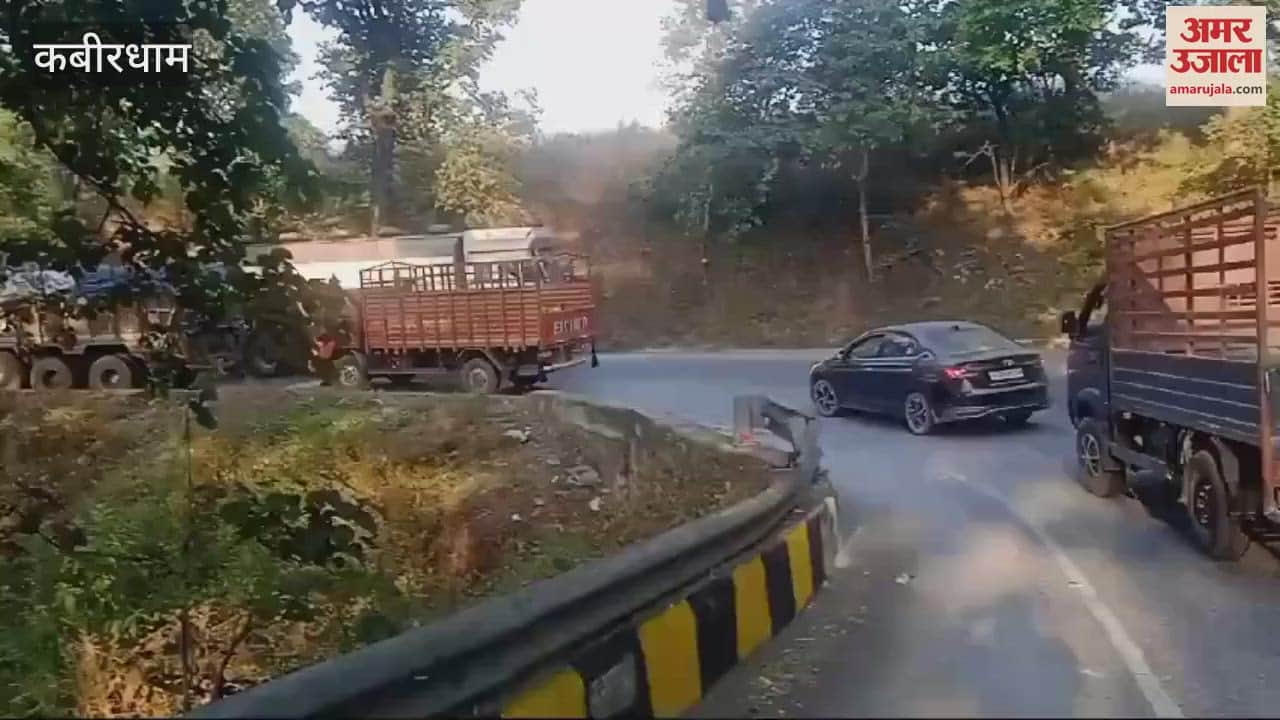 VIDEO : Mega jam on Raipur-Jabalpur National Highway in Kabirdham