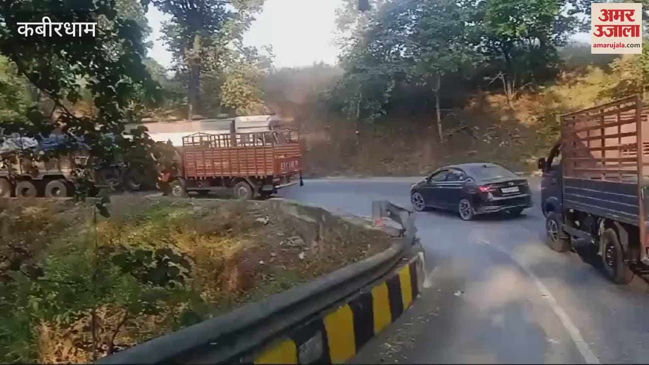VIDEO : Mega jam on Raipur-Jabalpur National Highway in Kabirdham