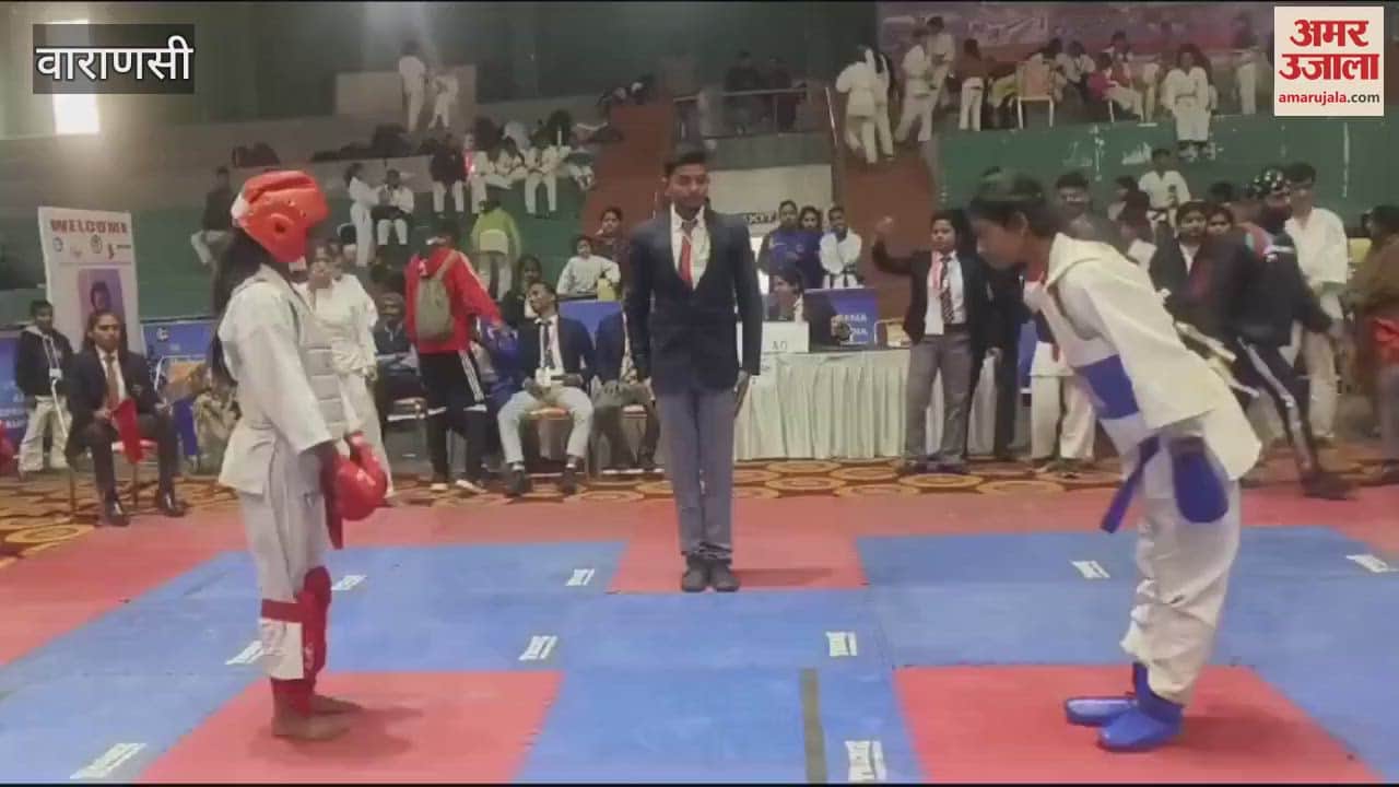 VIDEO : All India Open Karate Competition Players showed skills players from 16 states gathered in varanasi