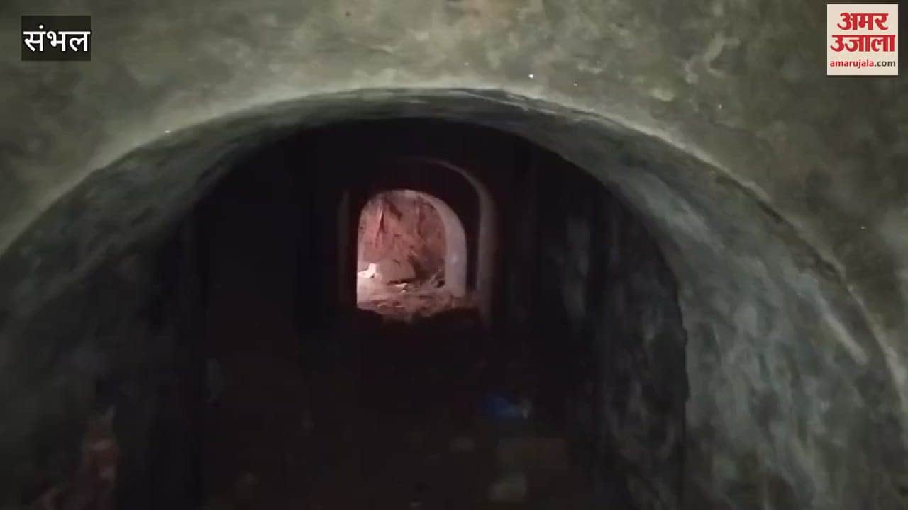 VIDEO : Crowds are gathering to see the stepwell, Banke Bihari temple is said to be 150 years old