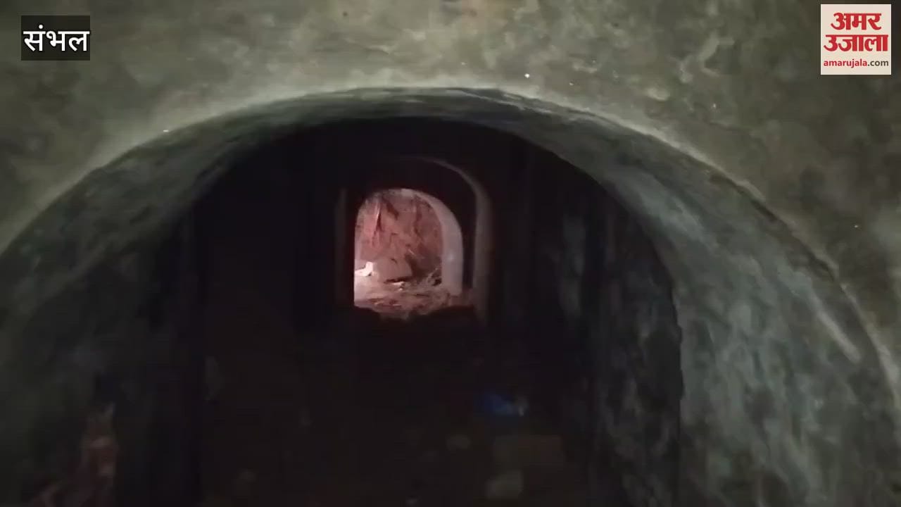 VIDEO : Crowds are gathering to see the stepwell, Banke Bihari temple is said to be 150 years old