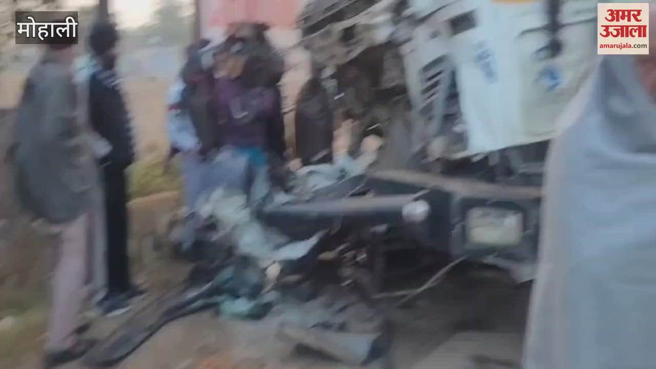VIDEO : accident in Mohali