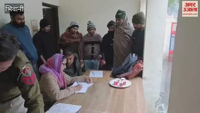 VIDEO : A 32-year-old woman committed suicide by hanging herself due to mental problems in Bhiwani