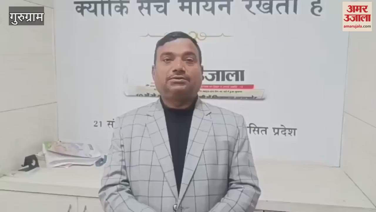 VIDEO : Fire breaks out in plastic company in Gurugram