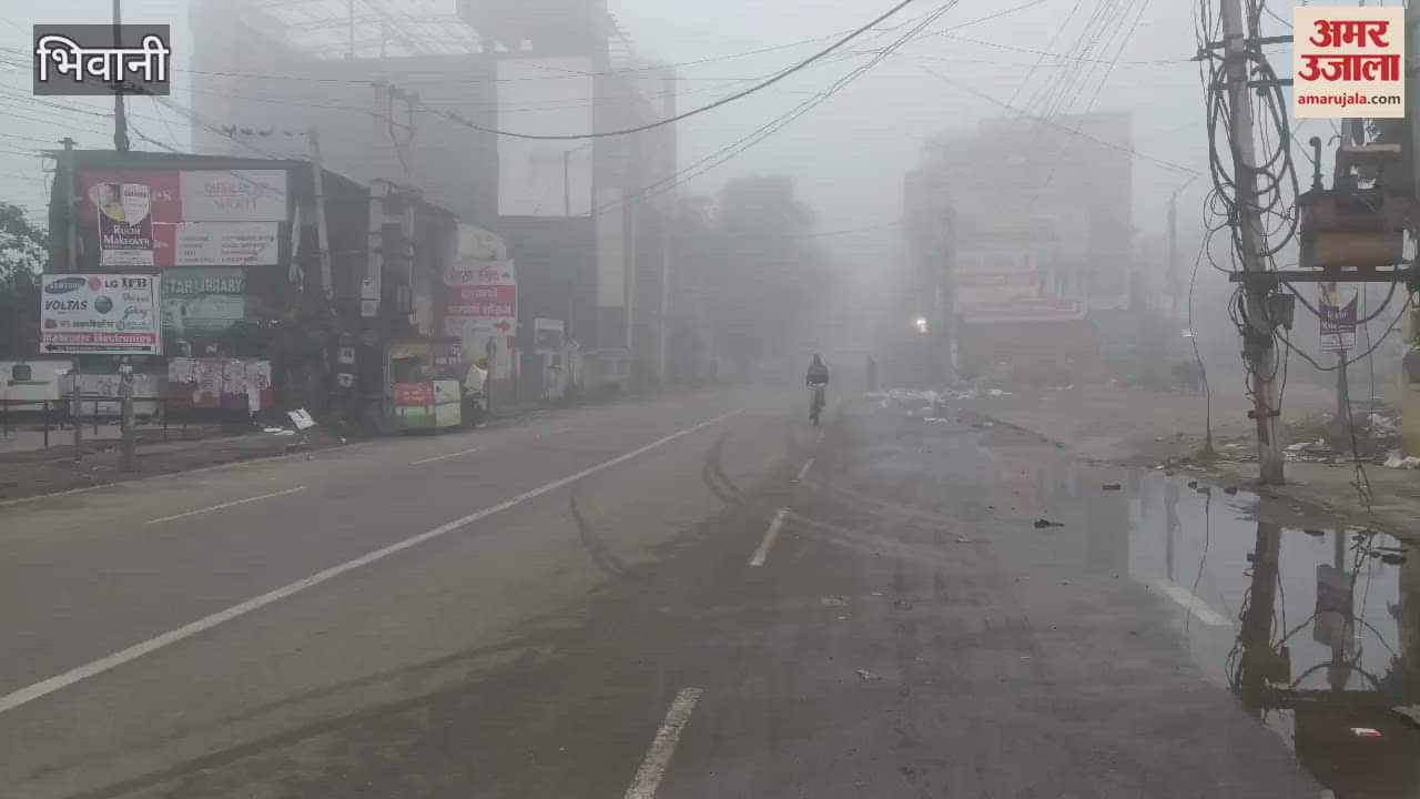 VIDEO : After hailstorm in Bhiwani, dense fog prevailed in the weather, visibility remained 20 meters