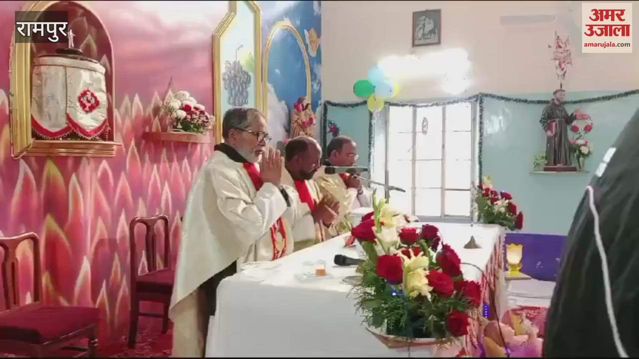 VIDEO : Rampur Methodist Church had a unique charm, Christmas merriment reverberated throughout the night