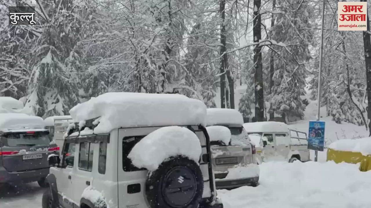 VIDEO : There was a long traffic jam in Solanganala vehicles kept crawling in Manali