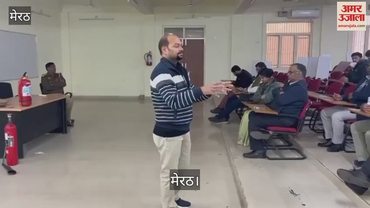 VIDEO : Fire safety training held at Lala Lajpat Rai Memorial Medical College