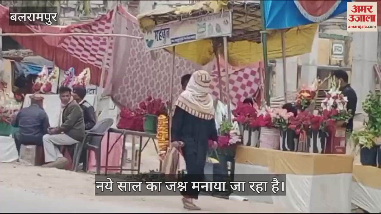 VIDEO : Balrampur: गिफ्ट व फूलों की दुकानों पर जुटी युवाओं की भीड़, होटल व रेस्तरां को आकर्षक ढंग से सजाया