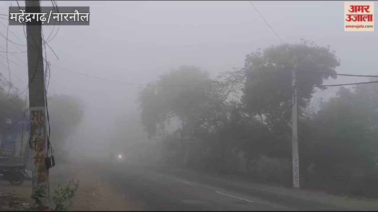 VIDEO : कोहरे ने वाहनों की रोकी रफ्तार, ठंड से जनजीवन प्रभावित