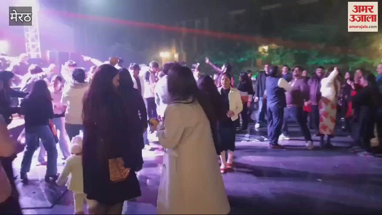 VIDEO : Meerut: New Year celebrated at Mars Resort