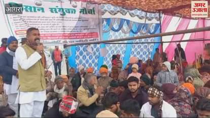 VIDEO : इनर रिंग रोड पर किसानों का धरना जारी, जानें क्या है मांग