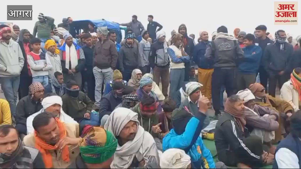 VIDEO : सर्दी भी न हिला सकी किसानों के मजबूत इरादे, इनर रिंग रोड पर परिवार के साथ धरने पर बैठे