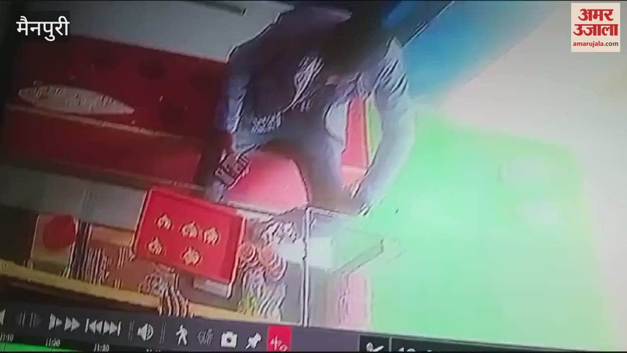VIDEO : ग्राहक बनाकर आया बदमाश लाखों के जेवर लेकर भागा
