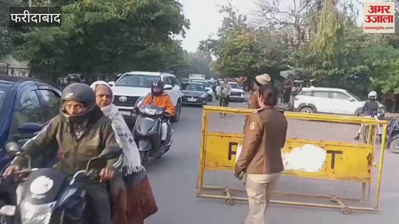 VIDEO : Police started checking regarding New Year preparations in Faridabad
