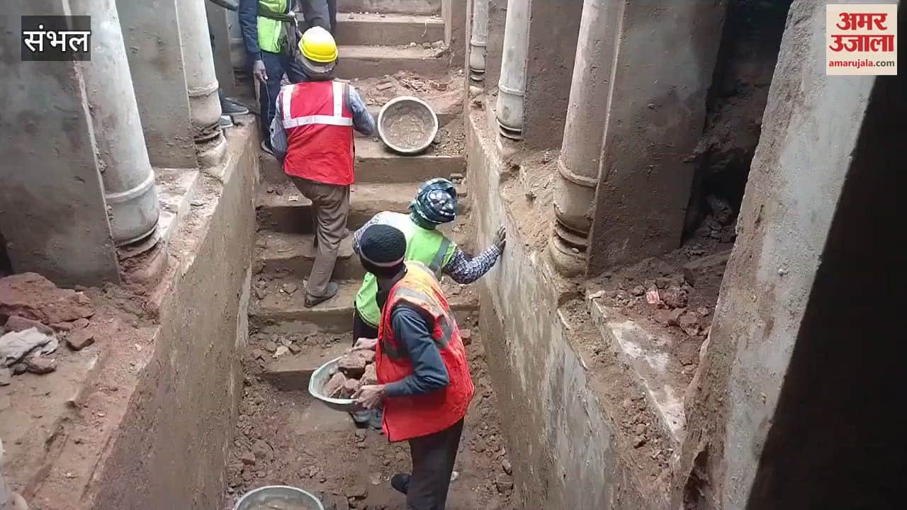 VIDEO : Lintel broke in Laxmanganj Bawdi, work of removing soil continues