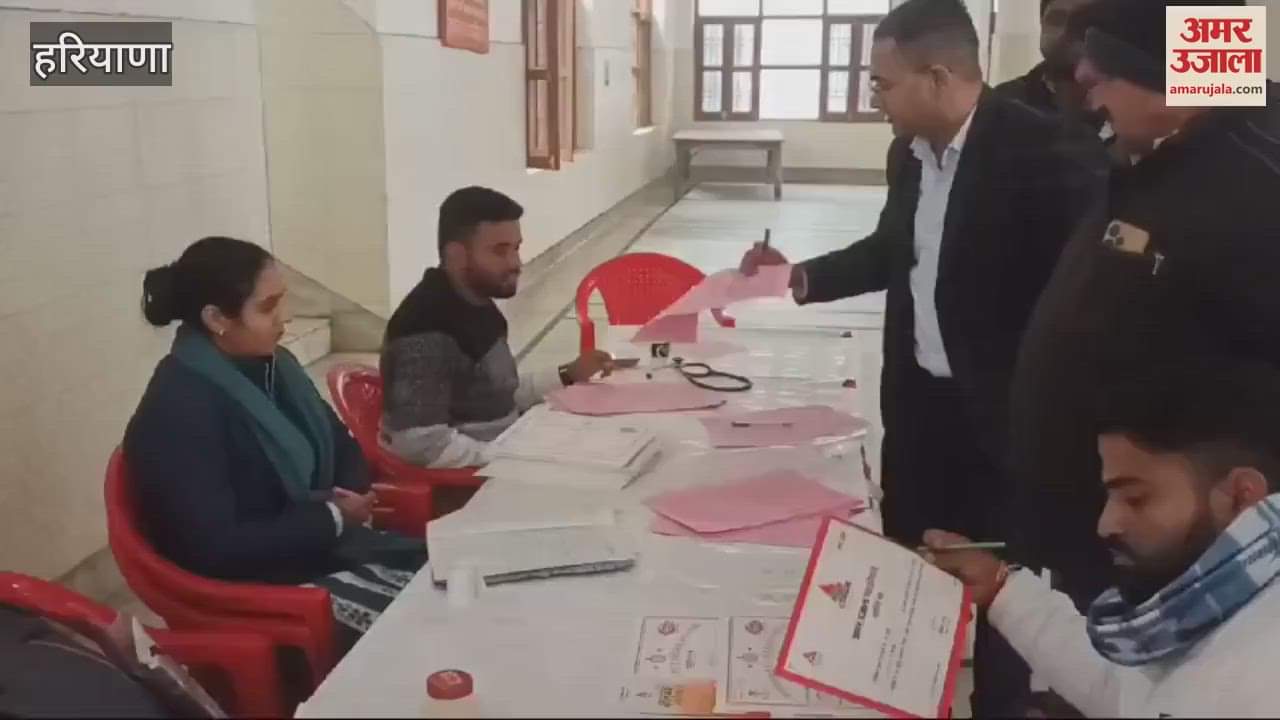 VIDEO : enthusiasm of the youth was seen in the blood donation camp in Rohtak