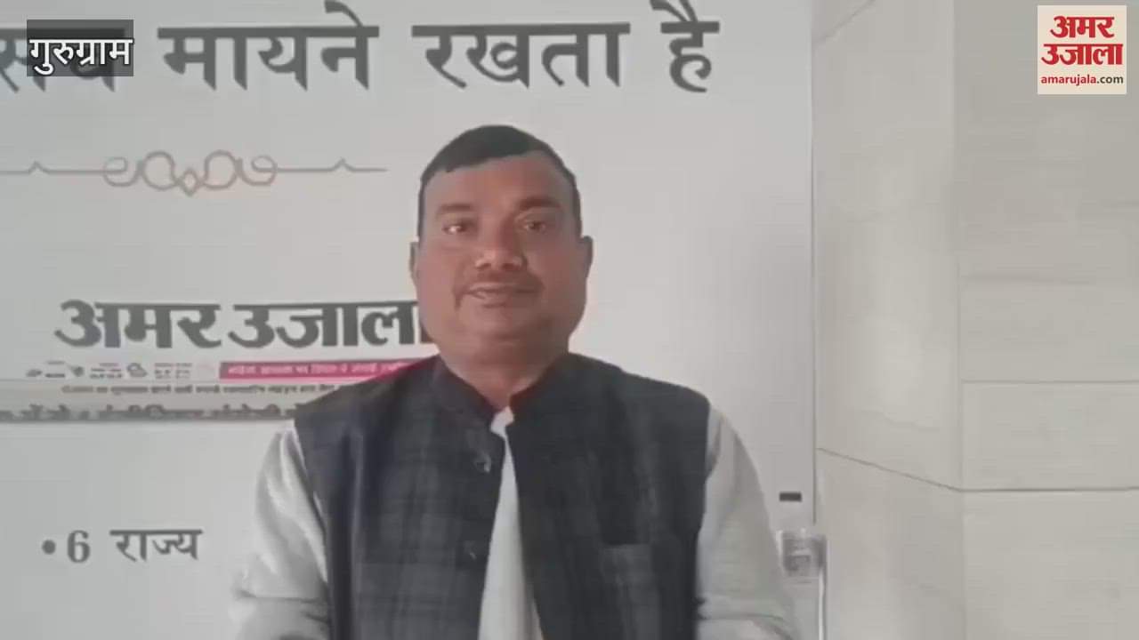 VIDEO : Fire broke out in a truck loaded with potatoes near Sohna Toll